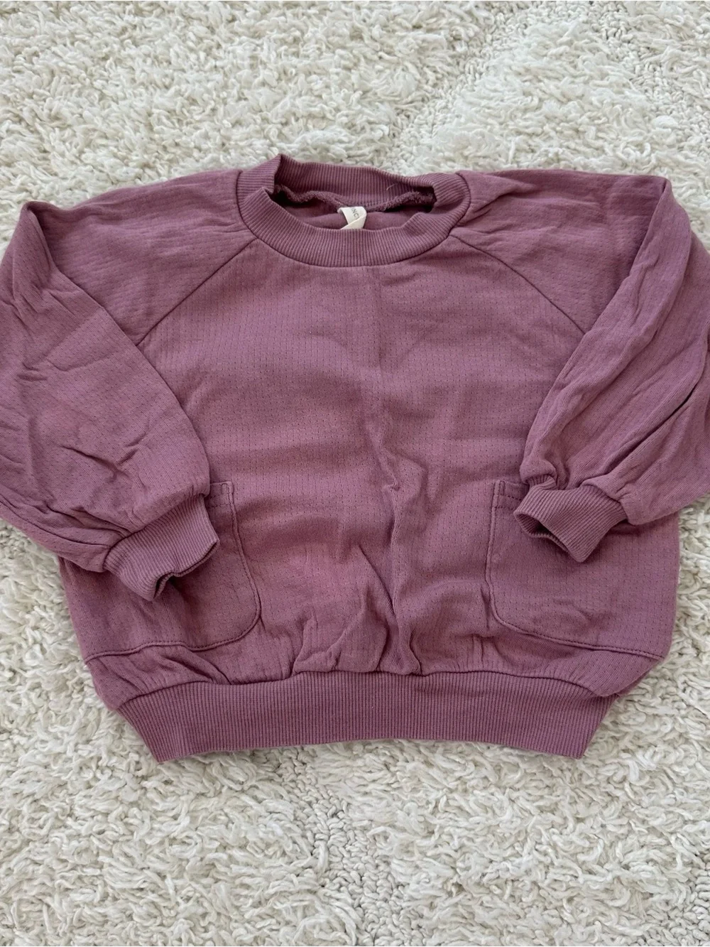 Quincy Mae Mulberry Pocket Sweatshirt and Pants Set